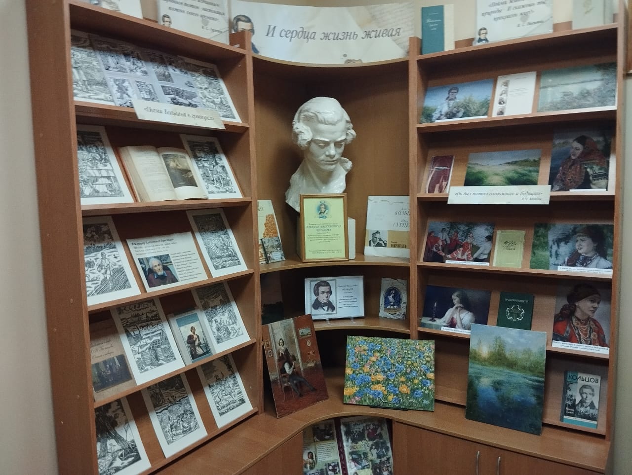 В Воронежской библиотеке №2 открылась выставка, посвященная поэту Алексею Кольцову 